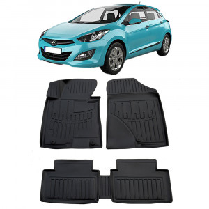 Hyundai I30 (Gd) (2011-2016) Set covorase auto cauciuc G.Modern Line 3D accesorii pentru autoturismul tau - masina v239675