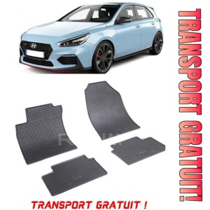 Hyundai I30 III, Hatchback, fabricat din 02.2017 - Prezent, set covorase auto dedicate, din cauciuc 100% Premium - Transport Gratuit
