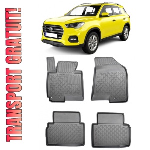 Hyundai IX35, Suv, Din 2010 - 06.2015 , Set Covorase Auto Tip Tavita Premium 3D, din cauciuc