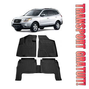 Hyundai Santa Fe II (Cm) (2006-2010) Set covorase auto cauciuc G.Modern Line 3D