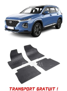 Hyundai Santa Fe II, Suv, fabricat din 04.2006 - 08.2012, set covorase auto dedicate, din cauciuc 100% Premium - Transport Gratuit accesorii pentru autoturismul tau - masina v39285