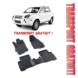 Hyundai Tucson I 2004-2009 Set 4 covorase auto din cauciuc tip tavita premium line 3D - Transport Gratuit!