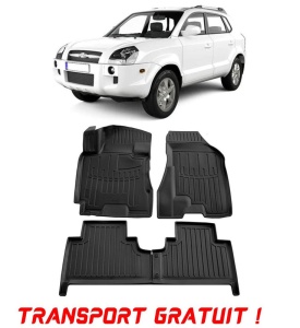 Hyundai Tucson (Jm) (2004-2012) Set covorase auto cauciuc G.Modern Line 3D transport gratuit accesorii pentru autoturismul tau - masina v50358