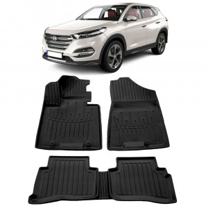 Hyundai Tucson (Tl) (2015-2021) Set covorase auto cauciuc G.Modern Line 3D accesorii pentru autoturismul tau - masina v239406