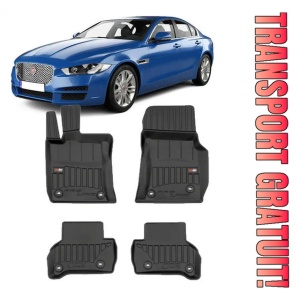 Jaguar Xe Din 06.2015 - Prezent, Sedan , Set Covorase Auto Tip Tavita Premium 3D, din cauciuc
