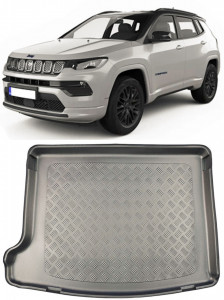 Jeep Compass Tavita pentru portbagaj compatibila Jeep Compass II (MP) 4xe fabricatie 07.2020 - prezent, caroserie suv, portbagaj superior, podea variabila in pozitie superioara accesorii pentru autoturismul tau - masina v110465