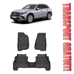 Jeep Gladiator Din 2020 - Prezent, Suv , Set Covorase Auto Tip Tavita Premium 3D, din cauciuc