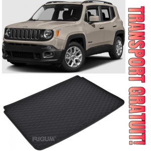 Jeep Renegade Tavita pentru portbagaj din cauciuc, compatibila Jeep Renegade fabricatie 09.2014 - 06.2018, caroserie suv