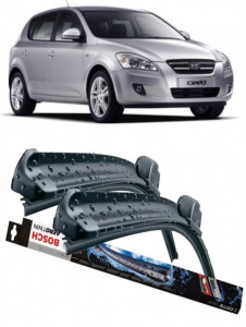 Kia Cee'D Hatchback Set 2 stergatoare parbriz Bosch Bosch Aerotwin 60 cm/45 cm compatibile cu Kia Cee'D Hatchback (Ed) din 2006-2012 (60 cm / 45 cm) accesorii pentru autoturismul tau - masina v136223