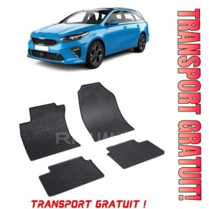 Kia Ceed I, Hatchback, fabricat din 2007 - 04.2012, set covorase auto dedicate, din cauciuc 100% Premium - Transport Gratuit