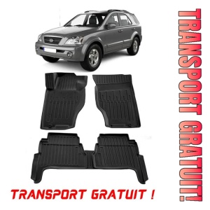 Kia Sorento I (Bl) (2002-2009) Set covorase auto cauciuc G.Modern Line 3D transport gratuit