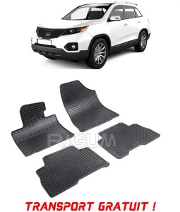 Kia Sorento II, Suv, fabricat din 2009 - 01.2015, 7 Locuri, set covorase auto dedicate, din cauciuc 100% Premium - Transport Gratuit accesorii pentru autoturismul tau - masina v39125