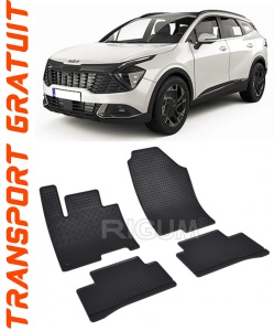 Kia Sportage V Hybrid fabricat din 2022 - Prezent, Suv, set covorase auto dedicate, din cauciuc 100% Premium accesorii pentru autoturismul tau - masina v150294