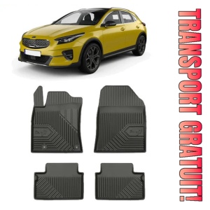 Kia Xceed Din 09.2019 - Prezent, Suv , Set Covorase Auto Tip Tavita Premium 3D, din cauciuc