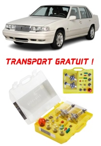 Kit trusa Set becuri H4 compatibila cu Volvo S90 I din 1996 - 1998 , bec far, semnalizare , pozitie, iluminare numar, frana, plafoniera, stop frana