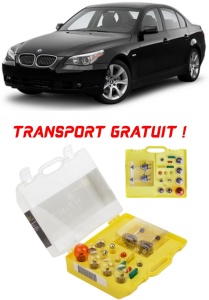 Kit trusa Set becuri H7 compatibila cu Bmw E61 din 2003 - 2010 , bec far, semnalizare , pozitie, iluminare numar, frana, plafoniera, stop frana