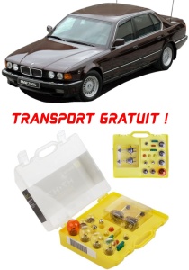 Kit trusa Set becuri H7 compatibila cu Bmw E67 din 2001 - 2008 , bec far, semnalizare , pozitie, iluminare numar, frana, plafoniera, stop frana