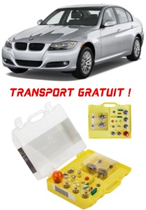 Kit trusa Set becuri H7 compatibila cu Bmw E91 din 2005 - 2013 , bec far, semnalizare , pozitie, iluminare numar, frana, plafoniera, stop frana