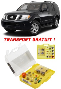 Kit trusa Set becuri H7 compatibila cu Nissan Pathfinder din 2012 - 2022 , bec far, semnalizare , pozitie, iluminare numar, frana, plafoniera, stop frana