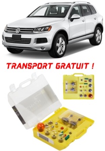 Kit trusa Set becuri H7 compatibila cu Volkswagen Touareg II din 2010 - 2018 , bec far, semnalizare , pozitie, iluminare numar, frana, plafoniera, stop frana