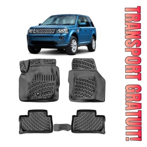 Land Rover Freelander II (L359) 2006-2014 Set 4 covorase auto din cauciuc tip tavita premium line 3D