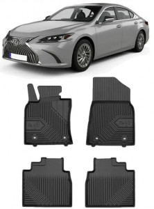 Lexus Es Hybrid Din 09.2018 - Prezent, Sedan , Set Covorase Auto Tip Tavita Premium 3D, din cauciuc accesorii pentru autoturismul tau - masina v166316