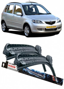 Mazda 2 Set 2 stergatoare parbriz Bosch Bosch Aerotwin compatibile cu Mazda 2 2003-2007 (57.5 cm / 40 cm) accesorii pentru autoturismul tau - masina v131823