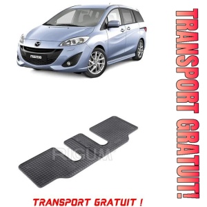Mazda 5 II, Van, fabricat din 10.2010 - 2015, set covorase auto dedicate, din cauciuc 100% Premium - Transport Gratuit