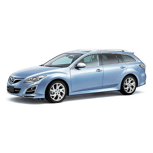 Mazda 6 II Din 2008 - 12.2012, Sedan , Set Covorase Auto Tip Tavita Premium 3D, din cauciuc accesorii pentru autoturismul tau - masina v163821