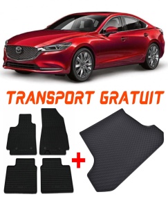 Mazda 6 Set Covorase + tavita portbagaj auto Mazda 6 III fabricatie 01.2013 - prezent, caroserie sedan accesorii pentru autoturismul tau - masina v2736