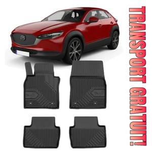 Mazda CX-30 Din 08.2019 - Prezent, Suv , Set Covorase Auto Tip Tavita Premium 3D, din cauciuc
