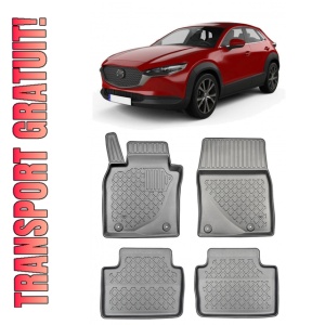 Mazda CX-30, Suv, Din 08.2019 - Prezent , Set Covorase Auto Tip Tavita Premium 3D, din cauciuc