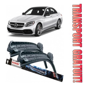 Mercedes C-Class Set 2 stergatoare parbriz Bosch Bosch Aerotwin compatibile cu Mercedes-Benz C-Class 2014-2018 (55 cm / 55 cm)