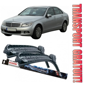 Mercedes C-Class Set 2 stergatoare parbriz Bosch Bosch Aerotwin compatibile cu Mercedes-Benz C-Class 2007-2014 (60 cm / 60 cm)