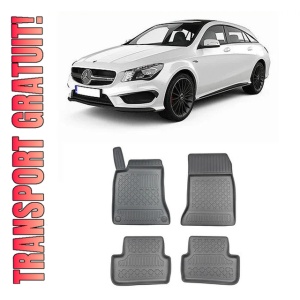 Mercedes Cla I, Combi, Din 01.2015 - 08.2019 , Set Covorase Auto Tip Tavita Premium 3D, din cauciuc