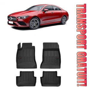 Mercedes Cla I, Coupe, Din 03.2013 - 03.2019 , Set Covorase Auto Tip Tavita Premium 3D, din cauciuc