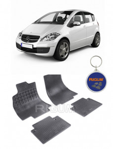 Mercedes Clasa A W169, Hatchback, fabricat din 09.2004 - 08.2012, set covorase auto dedicate, din cauciuc 100% Premium accesorii pentru autoturismul tau - masina v157741