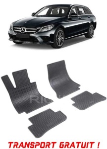 Mercedes Clasa C W205, Combi, fabricat din 10.2014 - 02.2021, set covorase auto dedicate, din cauciuc 100% Premium - Transport Gratuit accesorii pentru autoturismul tau - masina v38888