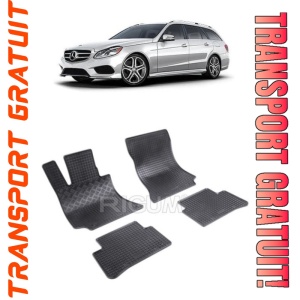 Mercedes Clasa E W212, Combi, fabricat din 2009 - 10.2016, set covorase auto dedicate, din cauciuc 100% Premium