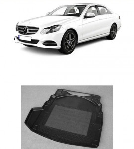 Mercedes clasa E W212 Sedan din 03.2009 - 03.2016, Tavita Pentru Portbagaj Lux Premium Dedicata, Cu Elemente din Plastic *2 accesorii pentru autoturismul tau - masina v193099