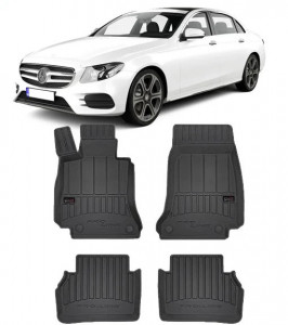 Mercedes Clasa E W213, Combi, Din 11.2016 - Prezent , Set Covorase Auto Tip Tavita Premium 3D, din cauciuc accesorii pentru autoturismul tau - masina v172910