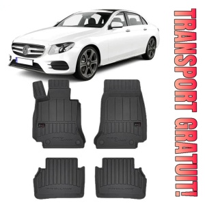 Mercedes Clasa E W213, Combi, Din 11.2016 - Prezent , Set Covorase Auto Tip Tavita Premium 3D, din cauciuc
