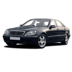 Mercedes clasa S W220 Sedan din 1998 - 06.2005, Tavita Pentru Portbagaj Lux Premium Dedicata, Fara Separator Cu Navigatie / Cd / Dvd *1 accesorii pentru autoturismul tau - masina v194883