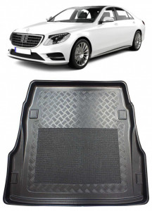 Mercedes clasa S W222 Sedan din 07.2013 - 11.2020, Tavita Pentru Portbagaj Lux Premium Dedicata, Bancheta Culisanta Electric *3 accesorii pentru autoturismul tau - masina v198164