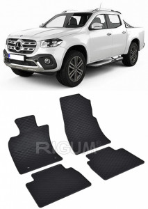 Mercedes Clasa X set covorase auto dedicate, din cauciuc dedicate Mercedes X-Class Clasa X fabricatie 01.2016 - prezent, caroserie pick-up accesorii pentru autoturismul tau - masina v112503