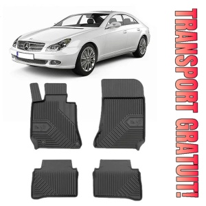 Mercedes Cls II Din 2010 - 2018, Coupe , Set Covorase Auto Tip Tavita Premium 3D, din cauciuc