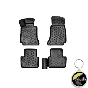 Mercedes E Class W213 2017- Set 4 covorase auto din cauciuc tip tavita premium line 3D accesorii pentru autoturismul tau - masina v242644