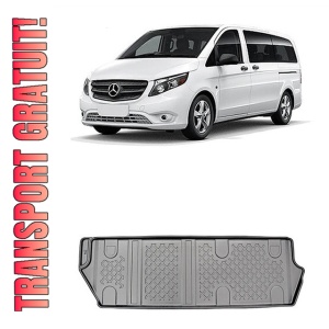 Mercedes EvIto W447, Van, Din 11.2020 - Prezent, Rand 3 , Set Covorase Auto Tip Tavita Premium 3D, din cauciuc