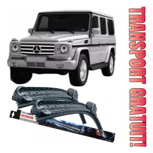 Mercedes G-Class Set 2 stergatoare parbriz Bosch Bosch Aerotwin 40 cm/40 cm compatibile cu Mercedes-Benz G-Class (W461) din 2003 (40 cm / 40 cm)