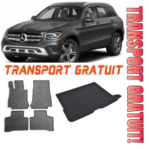 Mercedes Glc X253 din 09.2015 - Prezent Suv *2 , Set Covorase + tavita portbagaj auto